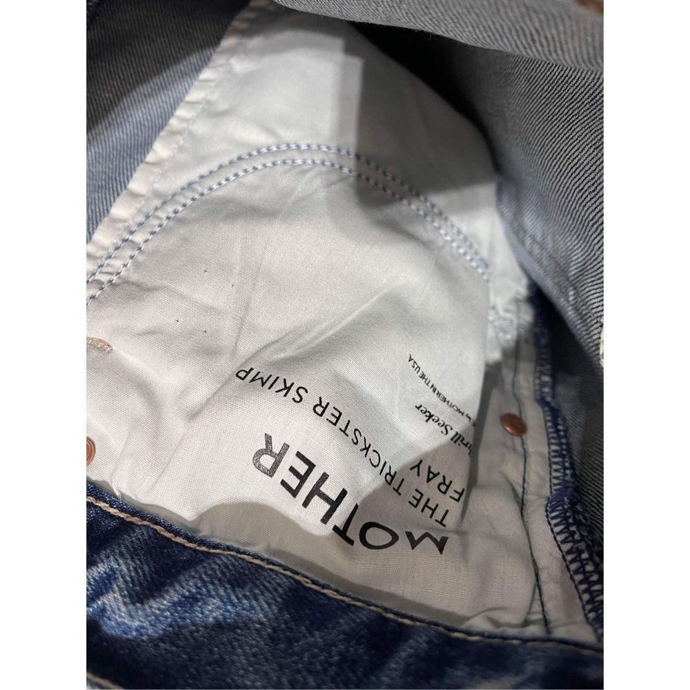 NWT Mother Denim Trickster Skimp Fray Jeans Size 29 - Picture 6 of 9